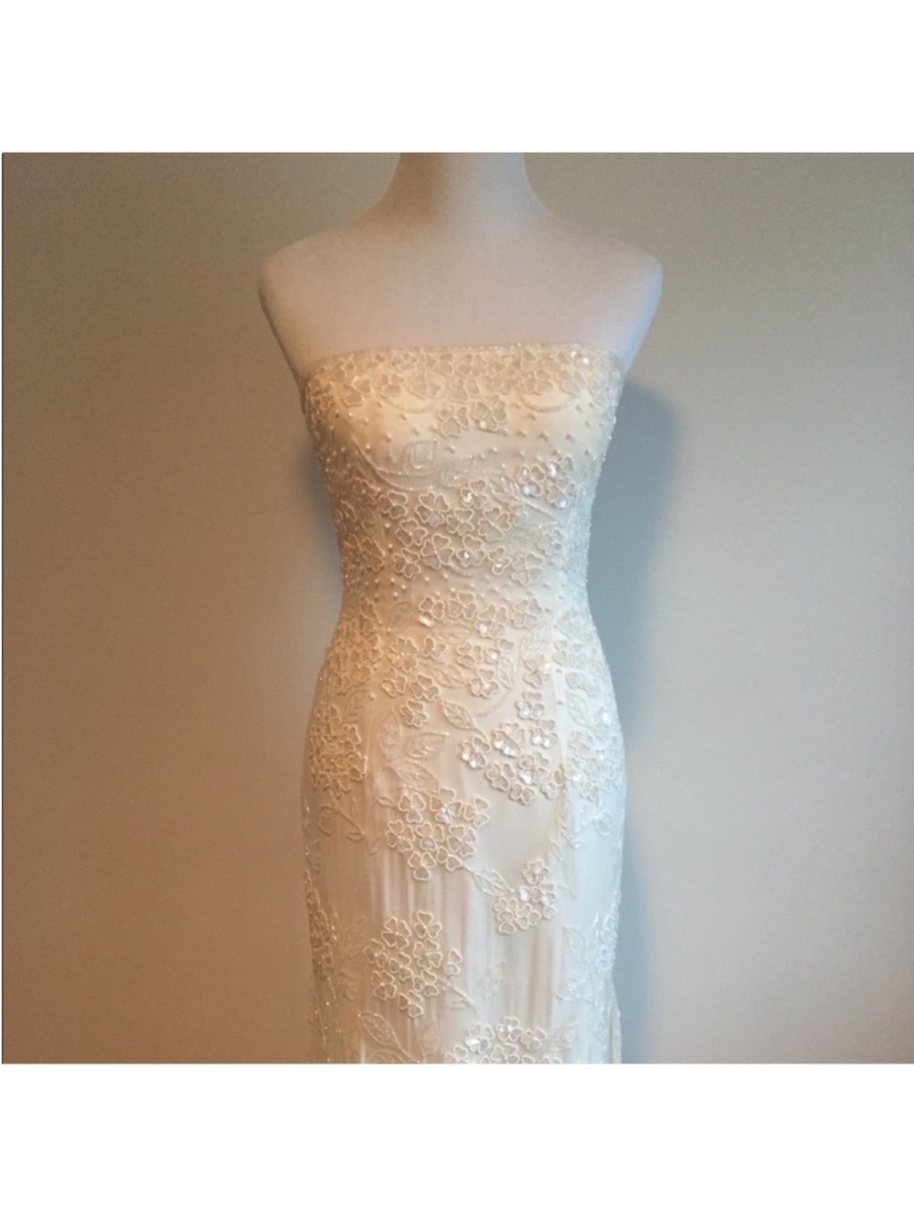 Vintage 100% Silk Beaded Dress Vintage Silk Dress Vintage Beaded Deess Wedding - Picture 8 of 16